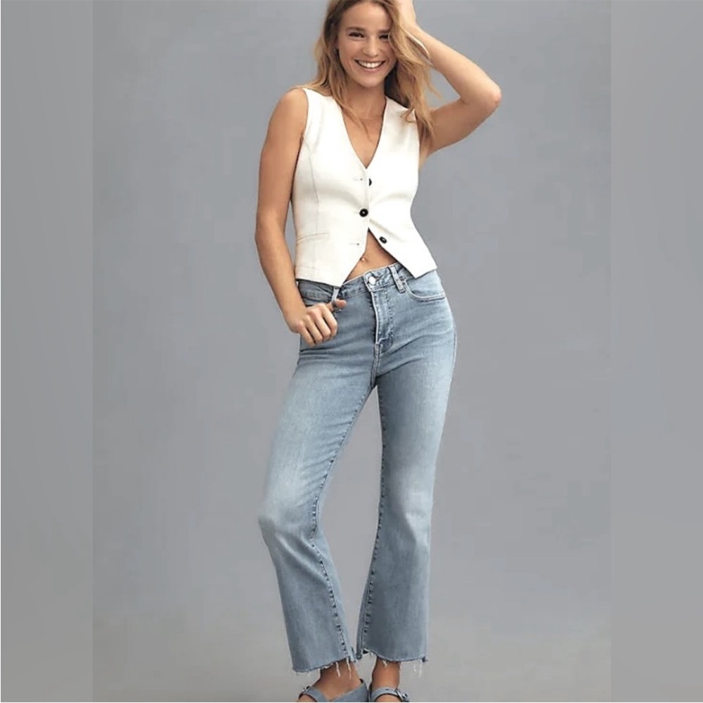 FRAME Denim Le Super High Crop Mini Boot Jean size 29